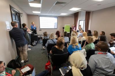 Packed breakout room